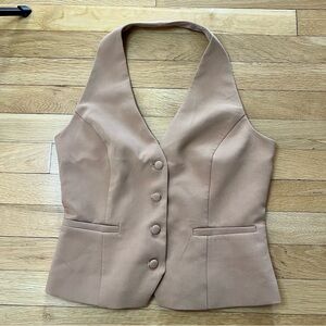 Sexy, backless, dress up Jason Wu preppy vest